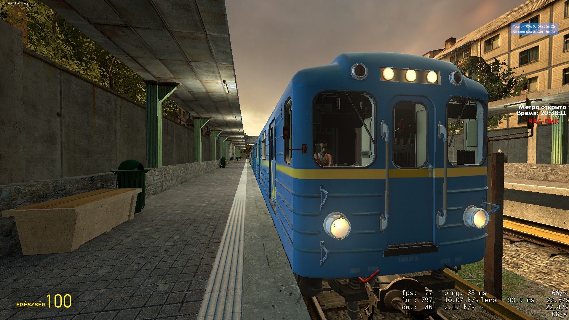 Fölfeletti állomás – fények és textúrák